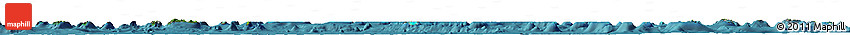 Satellite Horizon Map of French Polynesia, physical outside, satellite sea