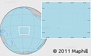 Savanna Style Location Map of French Polynesia, gray outside, hill shading inside