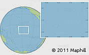 Savanna Style Location Map of French Polynesia, hill shading inside