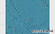 Satellite Map of French Polynesia, shaded relief outside, satellite sea