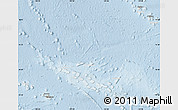 Shaded Relief Map of French Polynesia, lighten