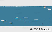 Satellite Panoramic Map of French Polynesia, lighten, semi-desaturated, land only