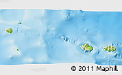 Physical 3D Map of Crozet Archipelago