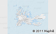 Gray 3D Map of Kerguelen
