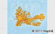 Political 3D Map of Kerguelen