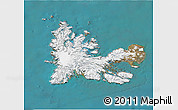 Satellite 3D Map of Kerguelen