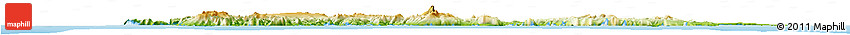 Physical Horizon Map of Kerguelen