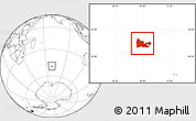 Blank Location Map of Kerguelen