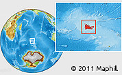 Physical Location Map of Kerguelen