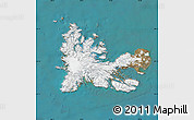 Satellite Map of Kerguelen