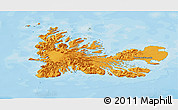 Political Panoramic Map of Kerguelen