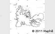 Blank Simple Map of Kerguelen