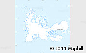 Classic Style Simple Map of Kerguelen