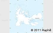 Gray Simple Map of Kerguelen