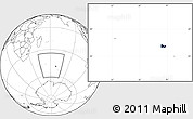 Flag Location Map of French Southern and Antarctic Lands, blank outside