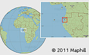 Savanna Style Location Map of Libreville