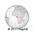 Outline Map of Libreville