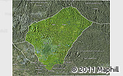 Satellite 3D Map of Boumi-lowetsi (Mbigou), semi-desaturated