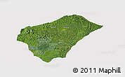 Satellite Panoramic Map of Boumi-lowetsi (Mbigou), cropped outside