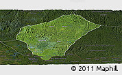 Satellite Panoramic Map of Boumi-lowetsi (Mbigou), darken