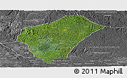 Satellite Panoramic Map of Boumi-lowetsi (Mbigou), desaturated