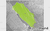 Physical 3D Map of Dola (Ndende), desaturated