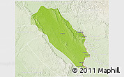 Physical 3D Map of Dola (Ndende), lighten