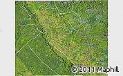 Satellite 3D Map of Dola (Ndende)