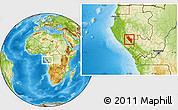 Physical Location Map of Dola (Ndende)