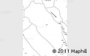 Blank Simple Map of Dola (Ndende)