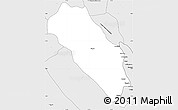 Silver Style Simple Map of Dola (Ndende)