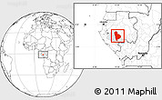 Blank Location Map of Ogoulou (Mimongo), highlighted parent region