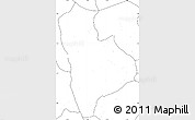 Blank Simple Map of Ogoulou (Mimongo), no labels