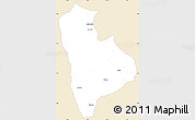 Classic Style Simple Map of Ogoulou (Mimongo), single color outside