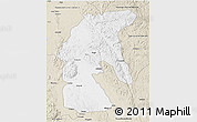 Classic Style 3D Map of Tsamba Mangotsi (Foug.)