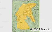 Savanna Style 3D Map of Tsamba Mangotsi (Foug.)