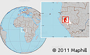 Gray Location Map of Tsamba Mangotsi (Foug.), highlighted parent region