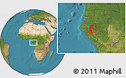 Satellite Location Map of Tsamba Mangotsi (Foug.)