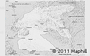 Silver Style Panoramic Map of Tsamba Mangotsi (Foug.)