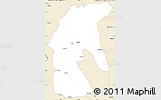 Classic Style Simple Map of Tsamba Mangotsi (Foug.)