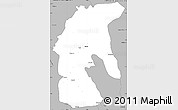 Gray Simple Map of Tsamba Mangotsi (Foug.)