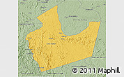 Savanna Style 3D Map of Lope (Booue)