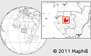 Blank Location Map of Lope (Booue)