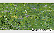Satellite Panoramic Map of Lope (Booue)