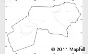 Blank Simple Map of Ogooue-Ivindo, cropped outside, no labels