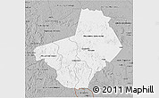Gray 3D Map of Ogooue-Lolo