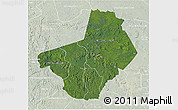 Satellite 3D Map of Ogooue-Lolo, lighten
