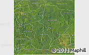 Satellite 3D Map of Ogooue-Lolo