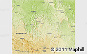 Physical 3D Map of Lombo-Bouenguidi (Pana)