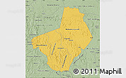 Savanna Style Map of Ogooue-Lolo